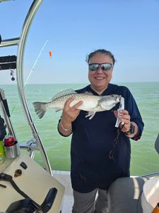 Spotted Weakfish caught on fishing trip in TX