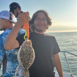 1 summer flounder fish caught in TX
