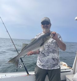 Fishing Charters Gloucester MA Striped Bass catch 