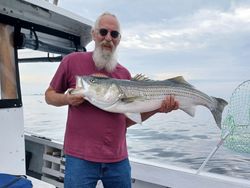 Catching Striped Bass in Gloucester MA