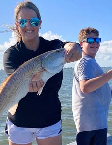 A single bowfin fish caught in Galveston