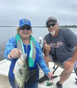 A great day of fishing in Quitman with a 14-inch catch