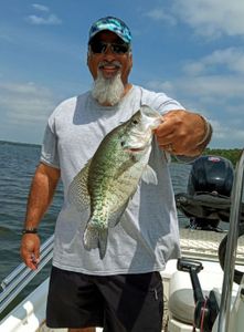 White crappie fish caught in TX