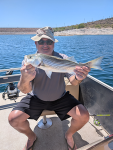 Caught a big one on this beautiful day out on the water.
