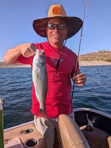 "Caught a keeper on the lake today!"