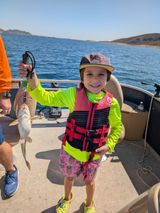 Enjoying a peaceful day on the water with a few good catches.