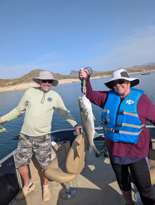 Peaceful day on the lake with a nice catch.