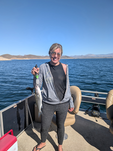 Peaceful day on the water, a few keepers in the livewell.