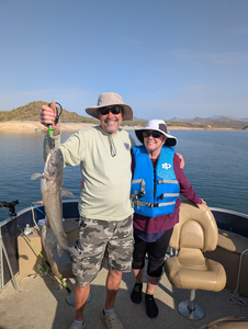 Peaceful day on the water with a good catch.