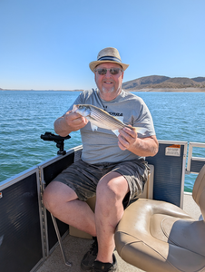 Relaxing day on the lake with a catch.