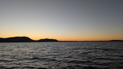 Perfect evening on Lake Pleasant for some fishing action.