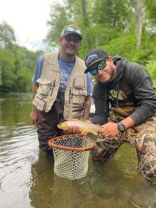 A couple fishing in Arlington, VA