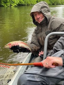 One angler fishing in VT