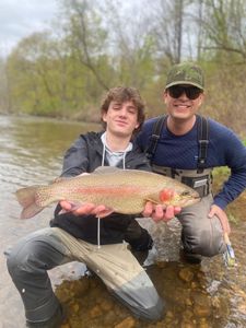 Rainbow trout caught in Arlington