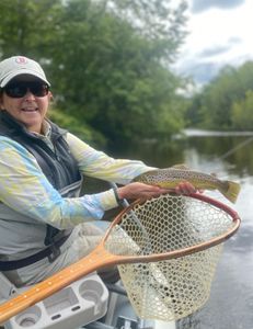 Fishing for a sea trout in Arlington