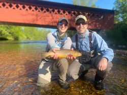 A single sea trout caught in VT