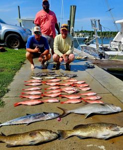 Different fish species to choose from in NC Waters