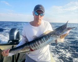 Wahoo fish caught by angler in North Carolina