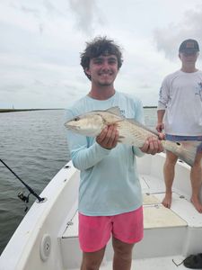 Redfish caught in SC on fishing trip