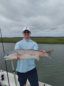 Redfish caught by angler in South Carolina