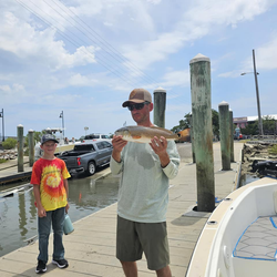 Redfish caught at Folly Beach