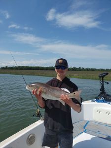 A redfish caught at Folly Beach