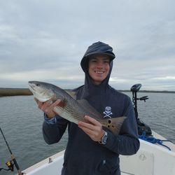 Redfish caught on fishing trip at Folly Beach
