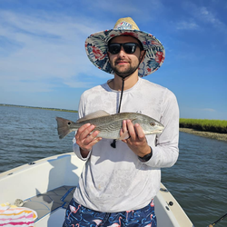 Redfish caught while fishing at Folly Beach