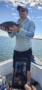 Photograph of a Southern Flounder fish caught at Folly Beach