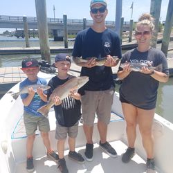3 redfish and spotted weakfish caught in SC
