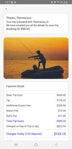 A scenic landscape of Florida with fishing gear