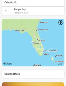 Scenic view of FL's coastline