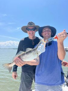 Two people fishing in Alabama