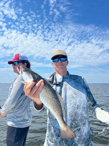 Two people fishing in Alabama