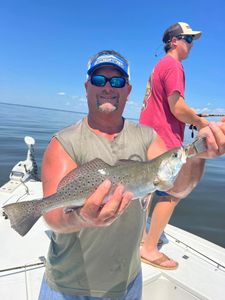Spotted Weakfish, 21-inch fish caught while fishing in Spanish Fort