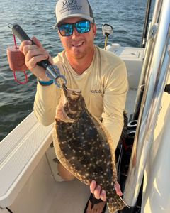 Southern Flounder, 21-inch fish caught while fishing in AL