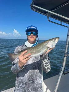 Spotted weakfish caught fishing in AL