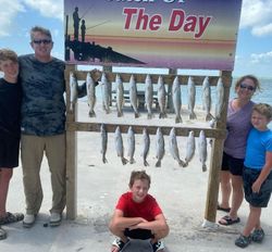 Anglers with a catch of 14 fish in Fulton