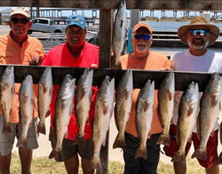9 spotted weakfish and redfish caught in TX