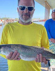 Galveston Bay Fishing. Sea Trout Slamming Fun!