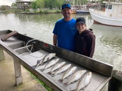 Sea Trout fishing is on fire today in Texas City!