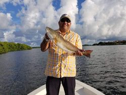 A lone angler fishing in Florida