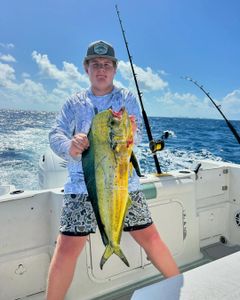 One angler fishing in Miami, Florida
