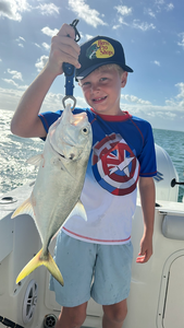 Nice Crevalle Jack using deep sea jigging and trolling with heavy tackle!