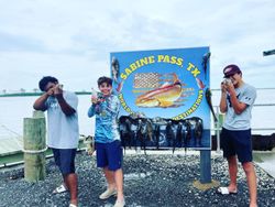 So much fun fishing in Port Arthur Texas!