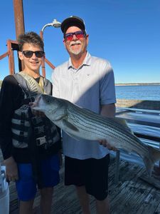 Striped bass fishing in OK