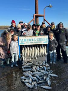 15 anglers enjoying a fishing trip in OK