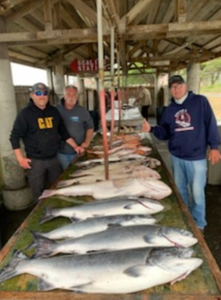 3 large fish caught at Gold Hill