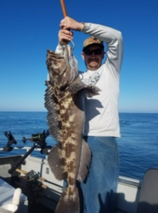 One angler fishing at Gold Hill