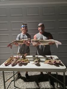 Two Blue Catfish being fished in Pittsburgh